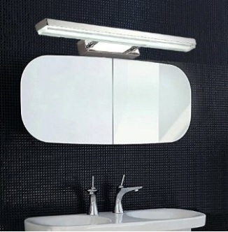 Lampada Neon Da Parete Acciaio Inox