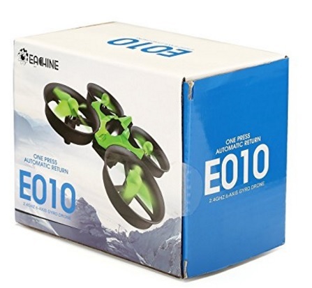 Mini drone telecomandato verde