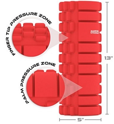 Foam roller per automassaggio miofasciale