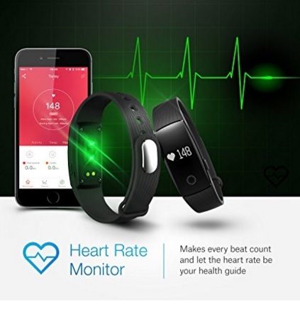 Braccialetto smart tracker fitness compatibile