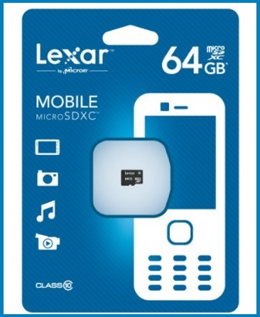 Micro sd da 64gb aumenta la capacità di memoria