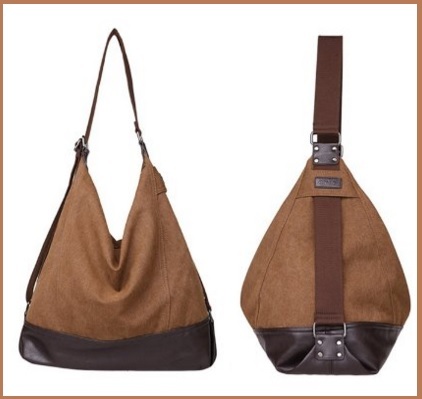 Borsa Da Donna Triangolare In Tela Extra Large