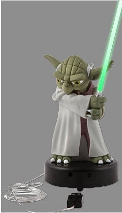 Yoda famoso star wars multicolore in plastica