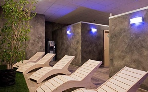 Sdraio relax per sauna legno