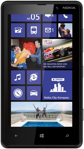 Nokia Windows Phone Lumia 820 Nero