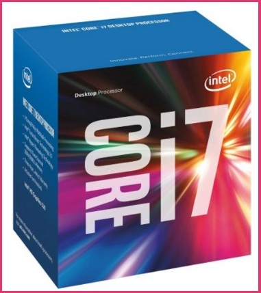 Processore intel box argento i7-6700