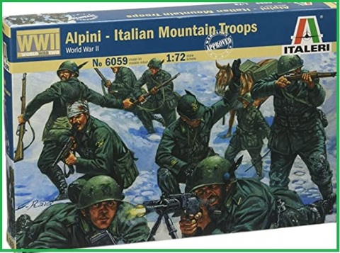 Soldatini alpini scala 1:72