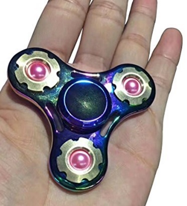 Spinner Led Fidget In Acciaio