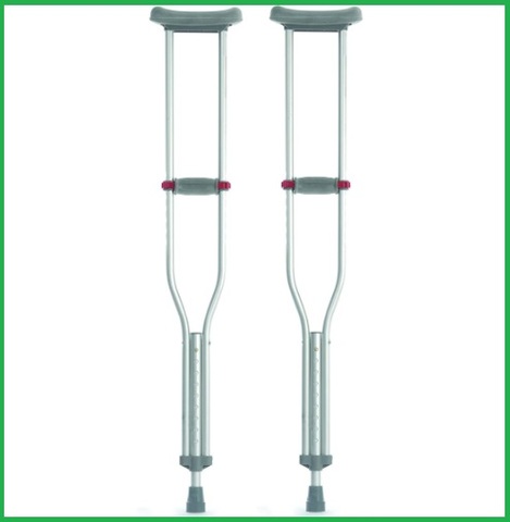 Stampelle ascellari adulto | Grandi Sconti | Stampelle ascellari