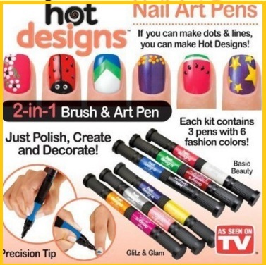 Pen nail art vari colori