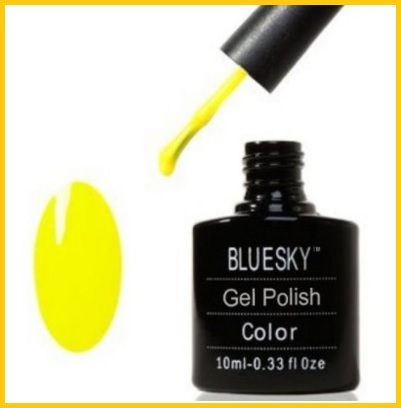 Pen nail art giallo uv semipermanente