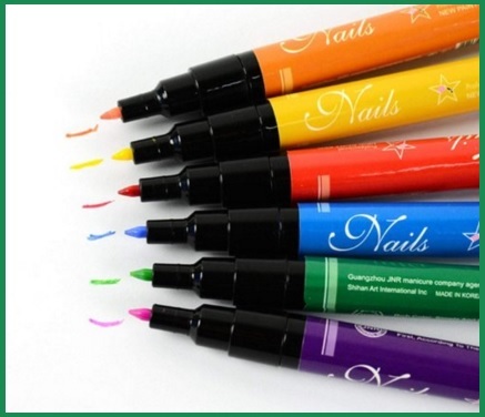 Pen nail art 12 colori gel uv