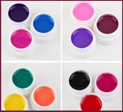 12 colori uv acrilici per unghie