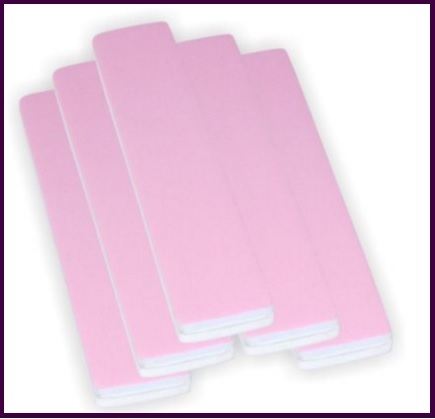 Lima 5 pezzi rosa e bianca | Grandi Sconti | Ricostruzione Unghie Occorrente