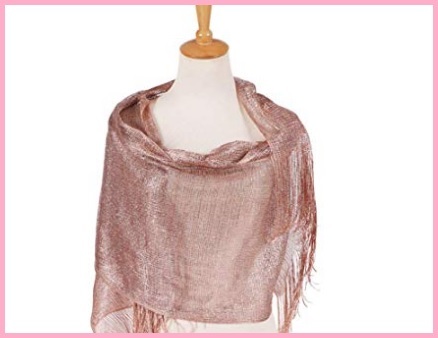 Stola oro rosa elegante | Grandi Sconti | Stole