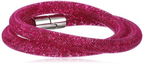 Bracciale Swarovski Doppio In Acciaio Inossidabile