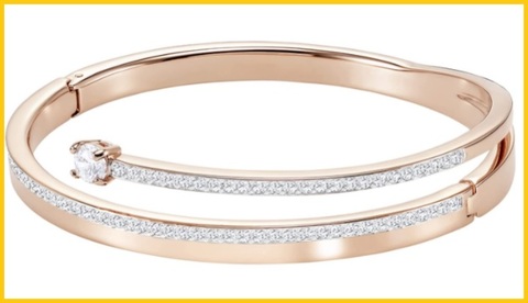 Outlet swarovski bracciale casual con brillantini