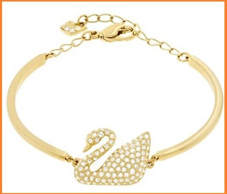 Swarovski bracciale con forma di cigno