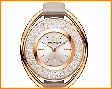 Orologio swarovski oval in oro rosa