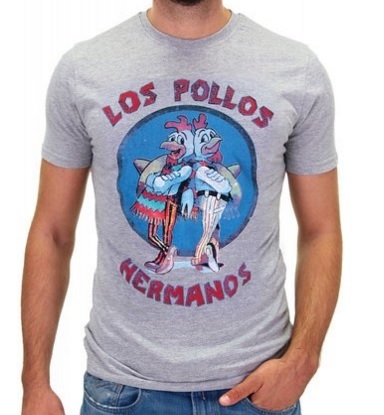 T-shirt Uomo Vintage Los Pollos Breaking Bad