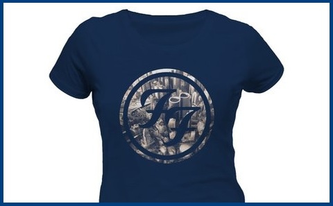T shirt foo fighters donna | Grandi Sconti | t-shirt personalizzate online economiche
