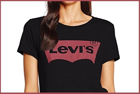 Levis t shirt donna nera