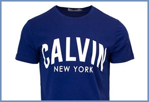 T shirt calvin klein blu | Grandi Sconti | t-shirt personalizzate online economiche