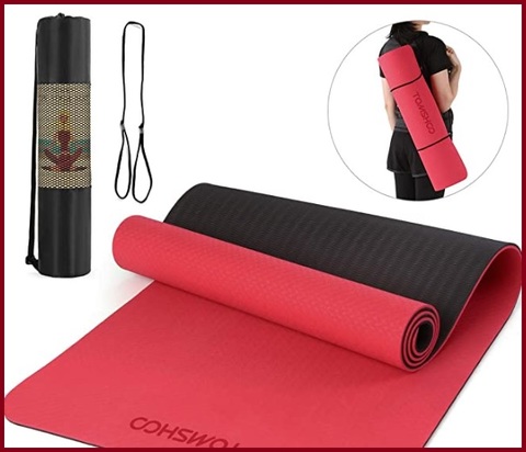 Tappetino rosso fitness