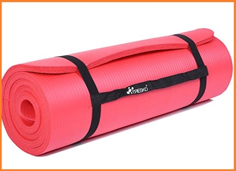 Tappetino rosso per fitness