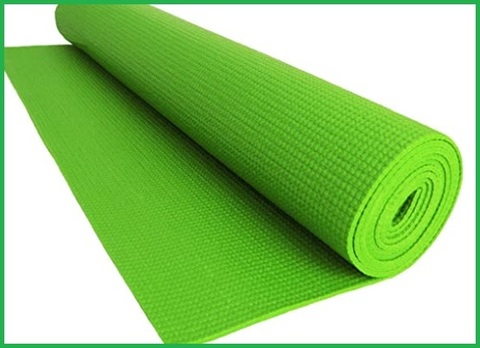 Tappetino verde fitness e yoga