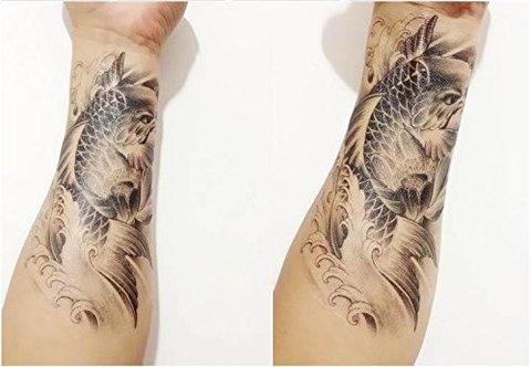 Tatuaggio temporaneo realistico carpa | Grandi Sconti | Tatuaggi - Tattoo Temporanei