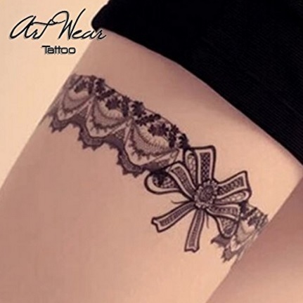 Tattoo realistico dentelles a