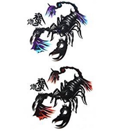 Tattoo Scorpioni Segno Zodiacale Temporanei