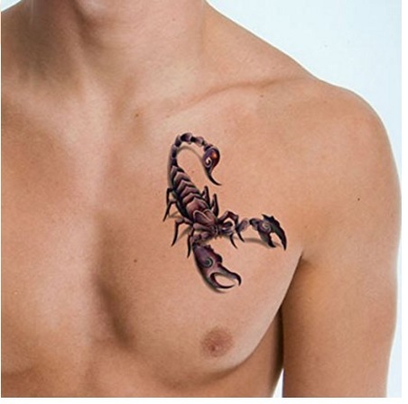 Tatuaggio temporaneo scorpione standard