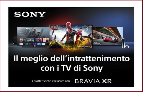 Sony televisore 4k android tv con wi fi