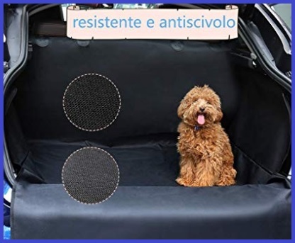 Telo auto per cani bagagliaio impermeabile