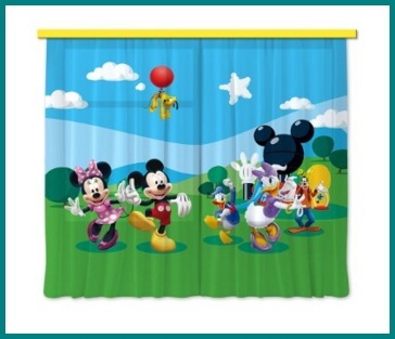 Tende Per Camerette Per Bambini Disney Mickey Mouse