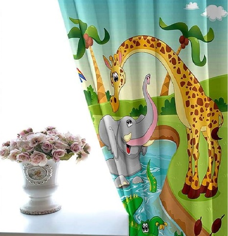 Tende cameretta bambino con animali