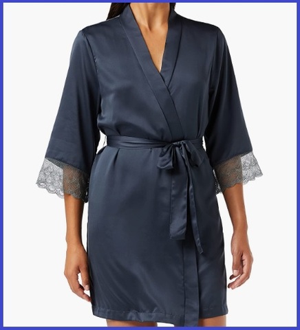 Kimono da donna intimo e in raso scuro | Grandi Sconti | Abbigliamento Intimo e Lingerie