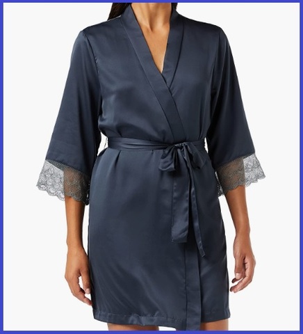 Kimono Da Donna Intimo E In Raso Scuro