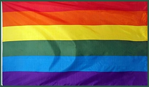 Bandiera Arcobaleno In Poliestere