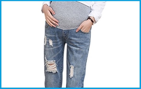 Jeans Premaman Strappati