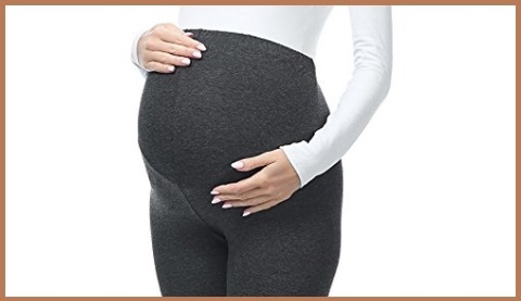 Leggings Premaman Grigio Scuro