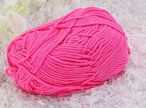 Cotone per uncinetto rosa