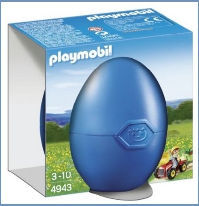 Uova Di Pasqua Con Giocattoli Trattore