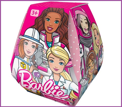 Uovo gigante per la pasqua delle barbie