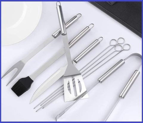 Utensili barbecue set