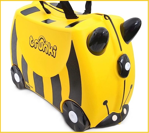 Valigia trolley per bambini a forma di minion