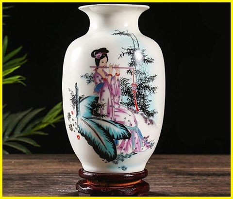 Vaso In Ceramica Decorato