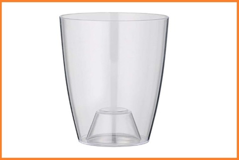 Vaso in plastica trasparente alta qualità